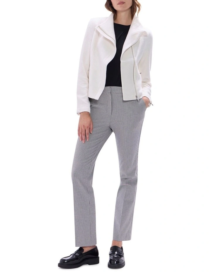 Lani Felted Wool Jacket in Ivory image 2
