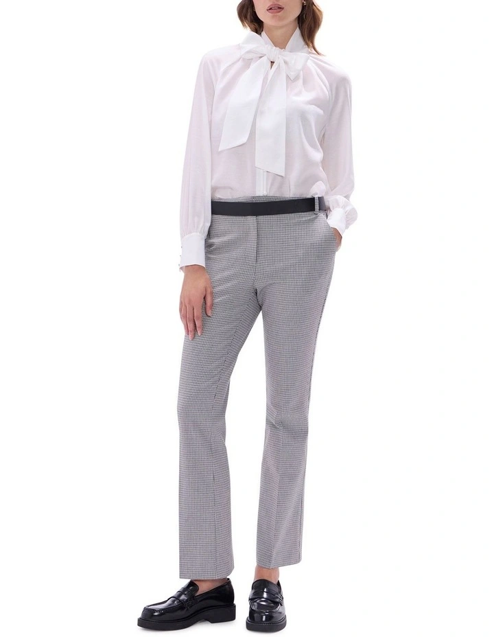 Dawn Check Pant in Grey image 1