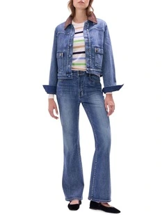 Kita Bootleg Jean in Milan Blue