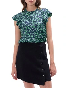 Treat Them Top in Green Multi