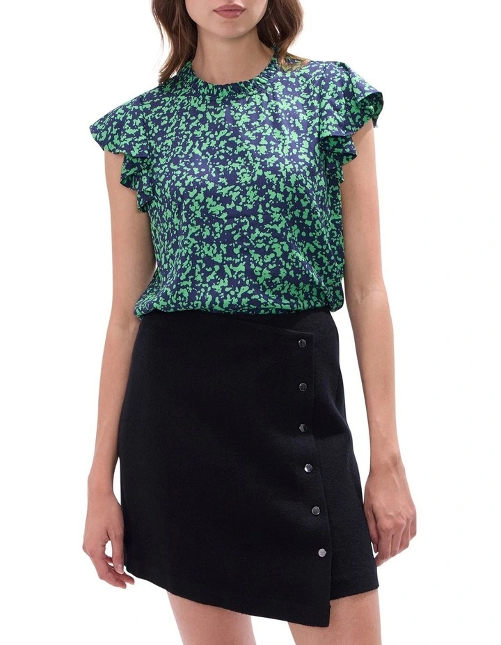 Treat Them Top in Green Multi image 1