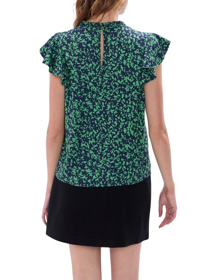 Treat Them Top in Green Multi image 4