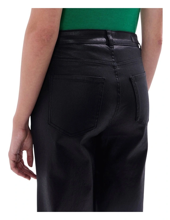 Cosmic Coated Jeans in Black image 3