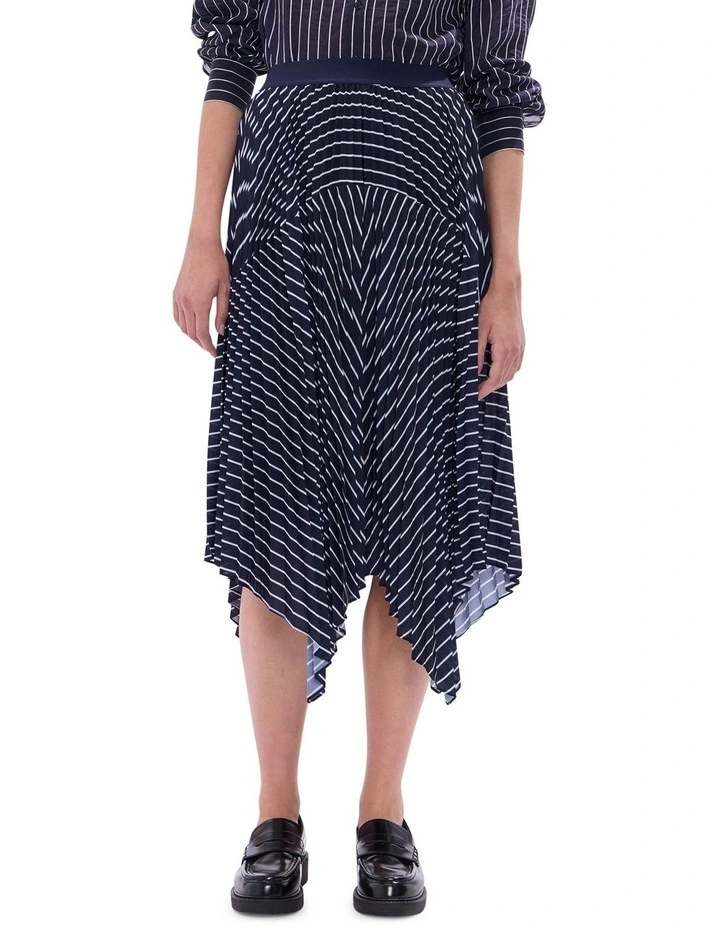 Starlight Skirt in Midnight Stripe image 2