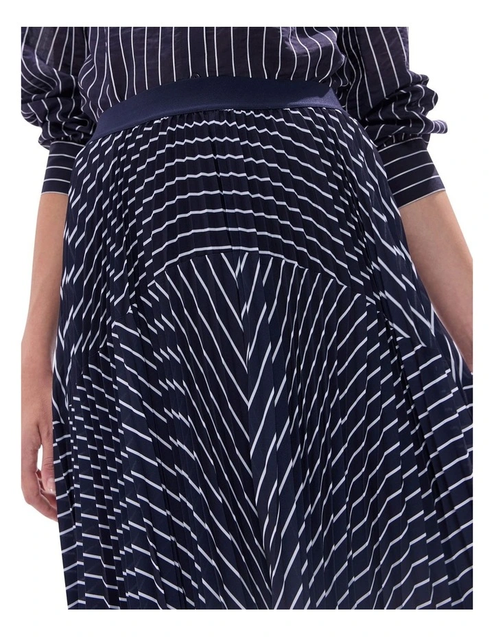 Starlight Skirt in Midnight Stripe image 3