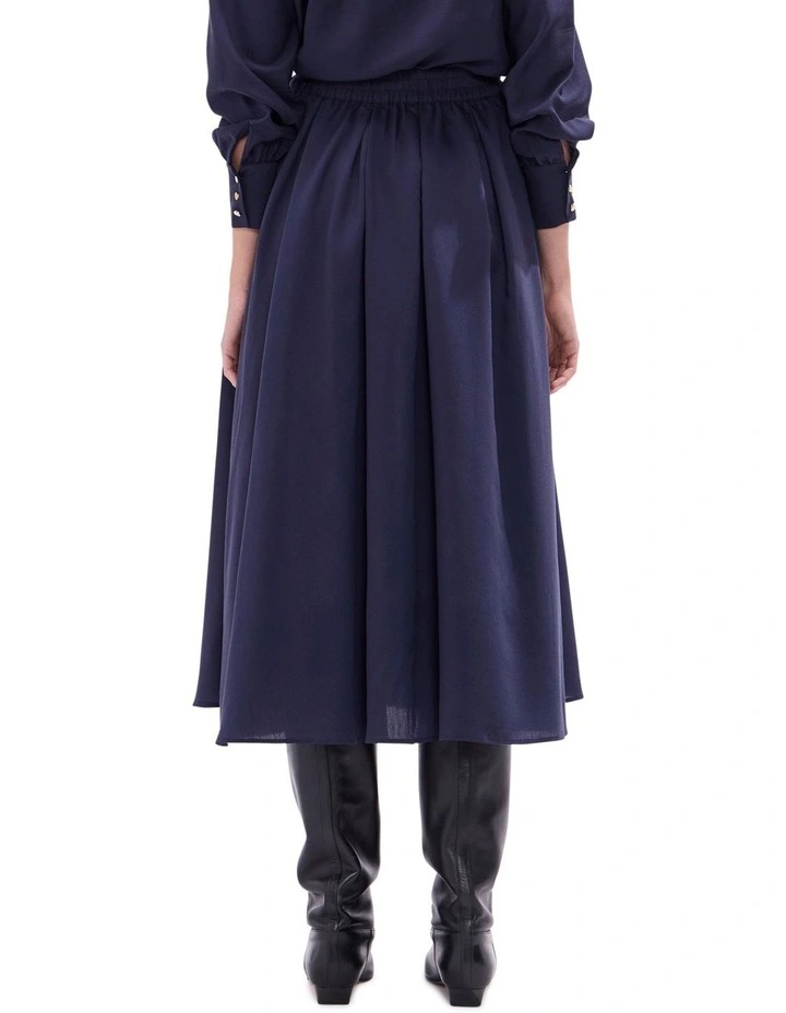 Twlight Midi Skirt in Navy image 4