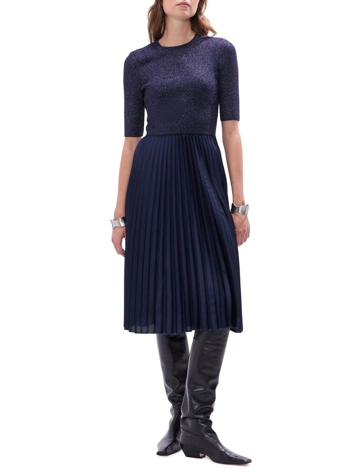 Solstice Midi Dress in Midnight image 1