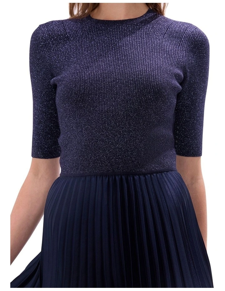 Solstice Midi Dress in Midnight image 3