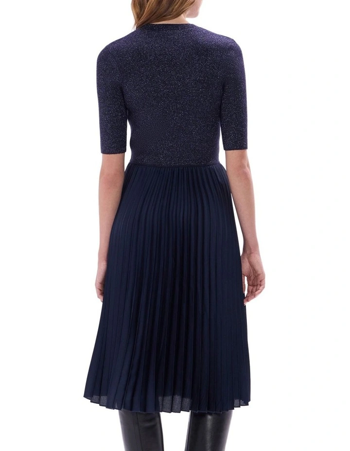 Solstice Midi Dress in Midnight image 4