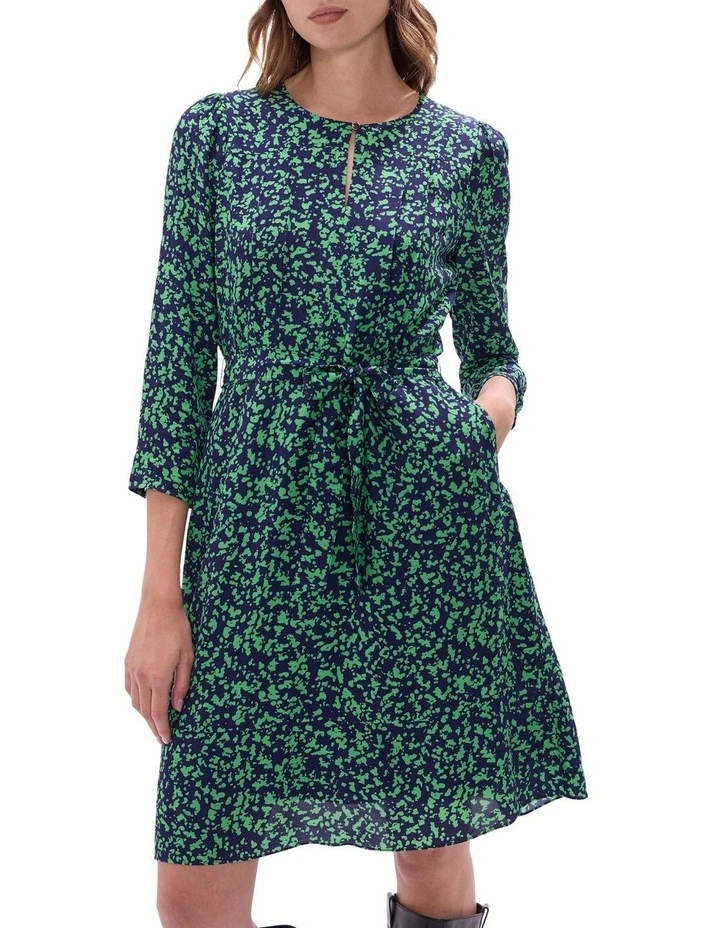 Treat Them Green Dress in Green Multi image 1