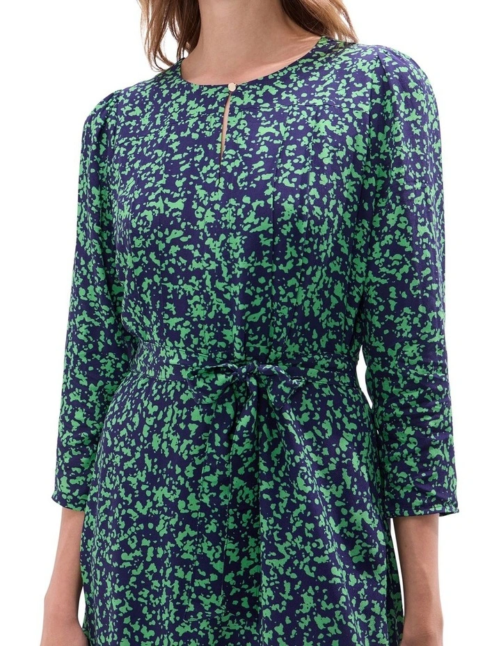 Treat Them Green Dress in Green Multi image 3