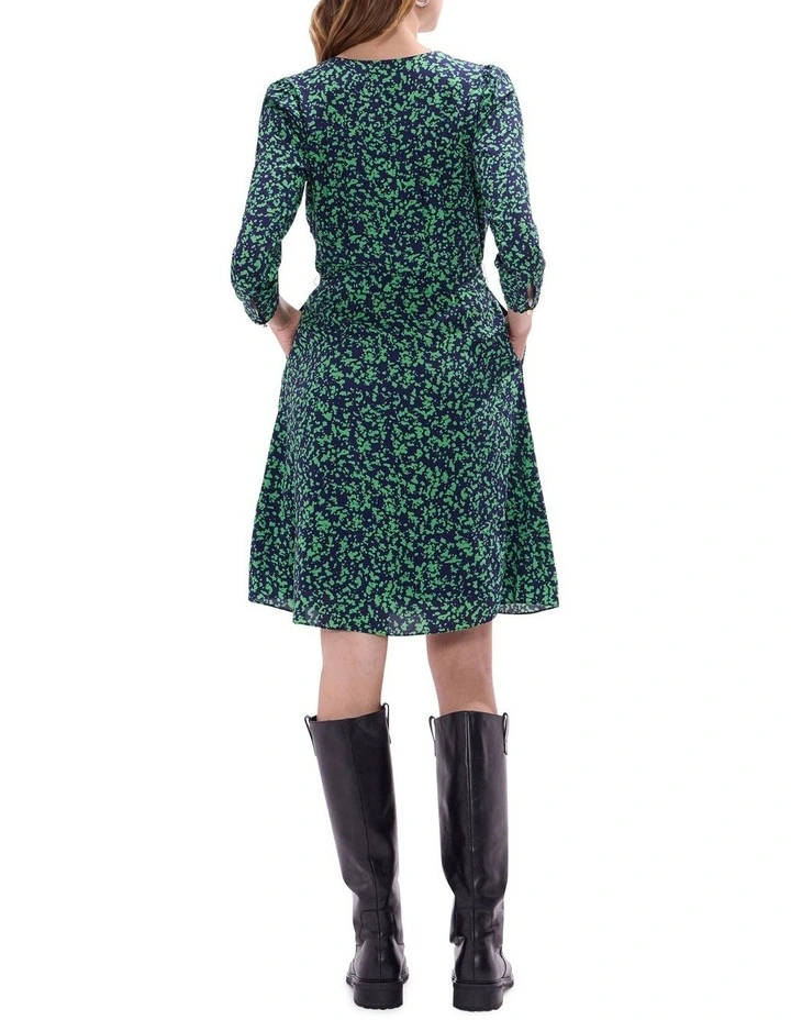 Treat Them Green Dress in Green Multi image 4