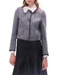 Briar Boucle Jacket in Grey