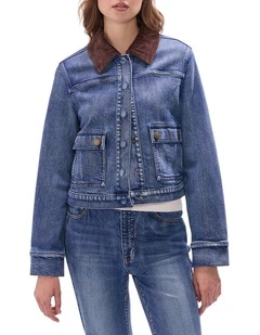 Kita Denim Jacket in Milan Blue