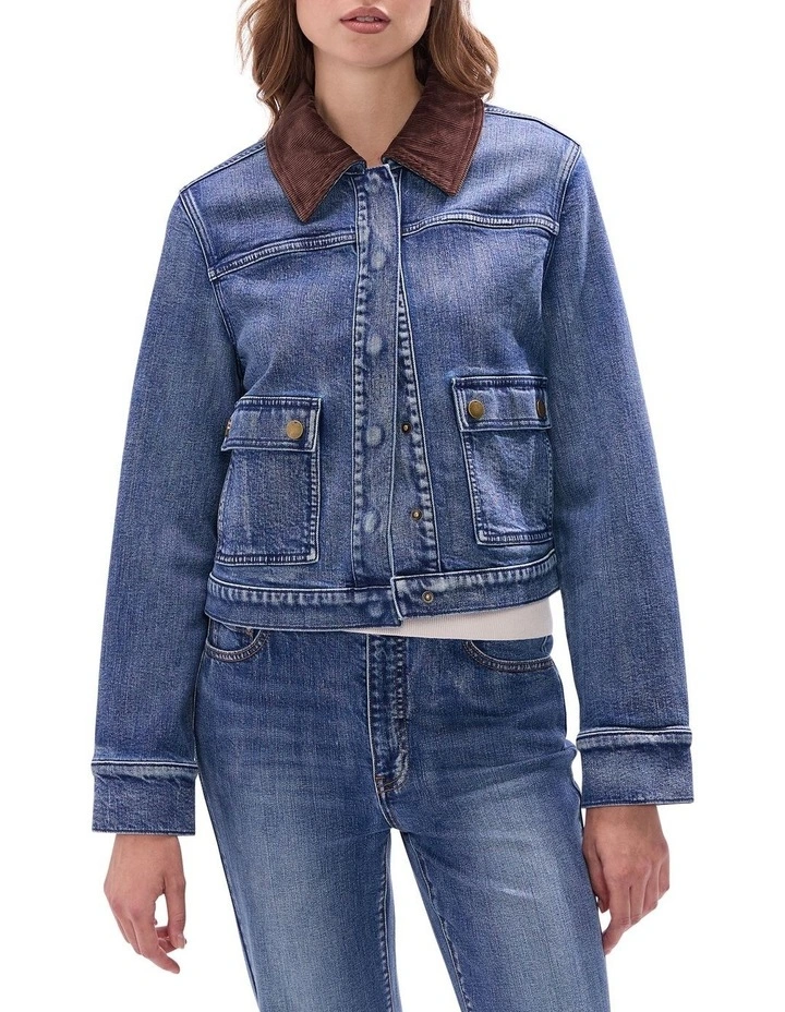 Kita Denim Jacket in Milan Blue image 1