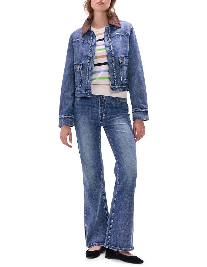 Kita Denim Jacket in Milan Blue image 2