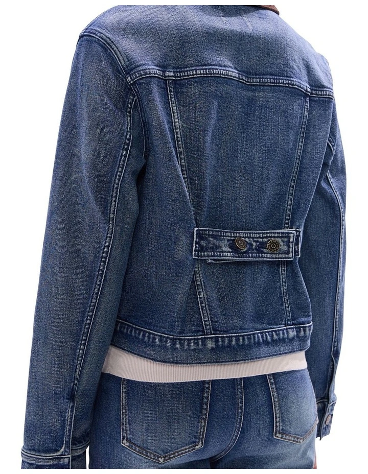 Kita Denim Jacket in Milan Blue image 3