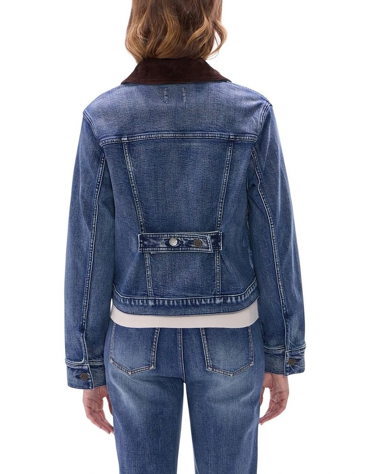 Kita Denim Jacket in Milan Blue image 4