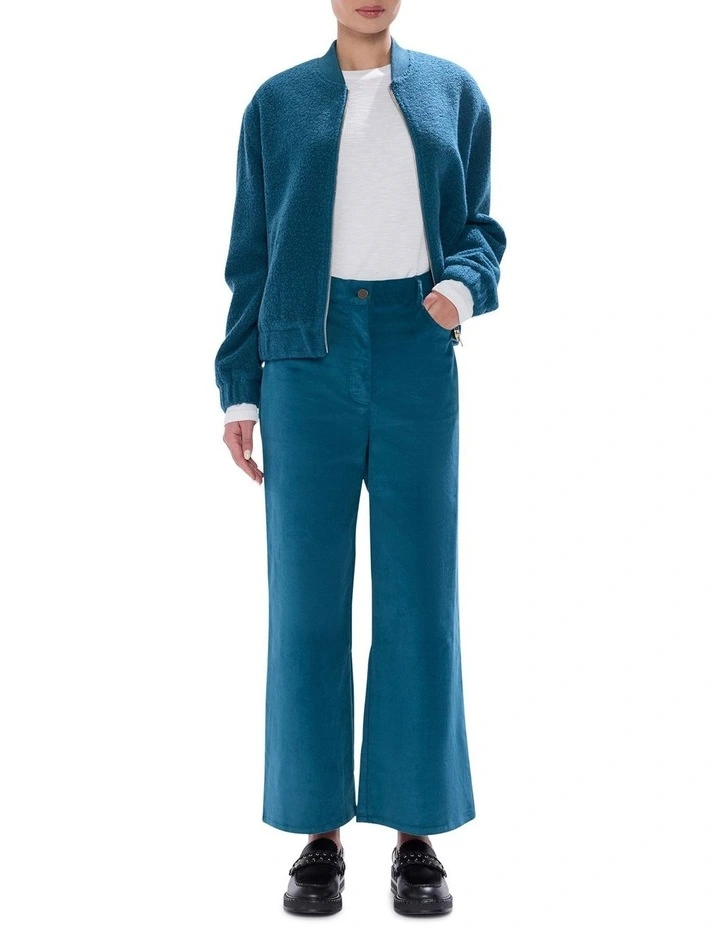 Cali Wide Leg Pant in Teal image 1