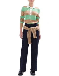 Maya Wide Leg Jean in Austin Blue