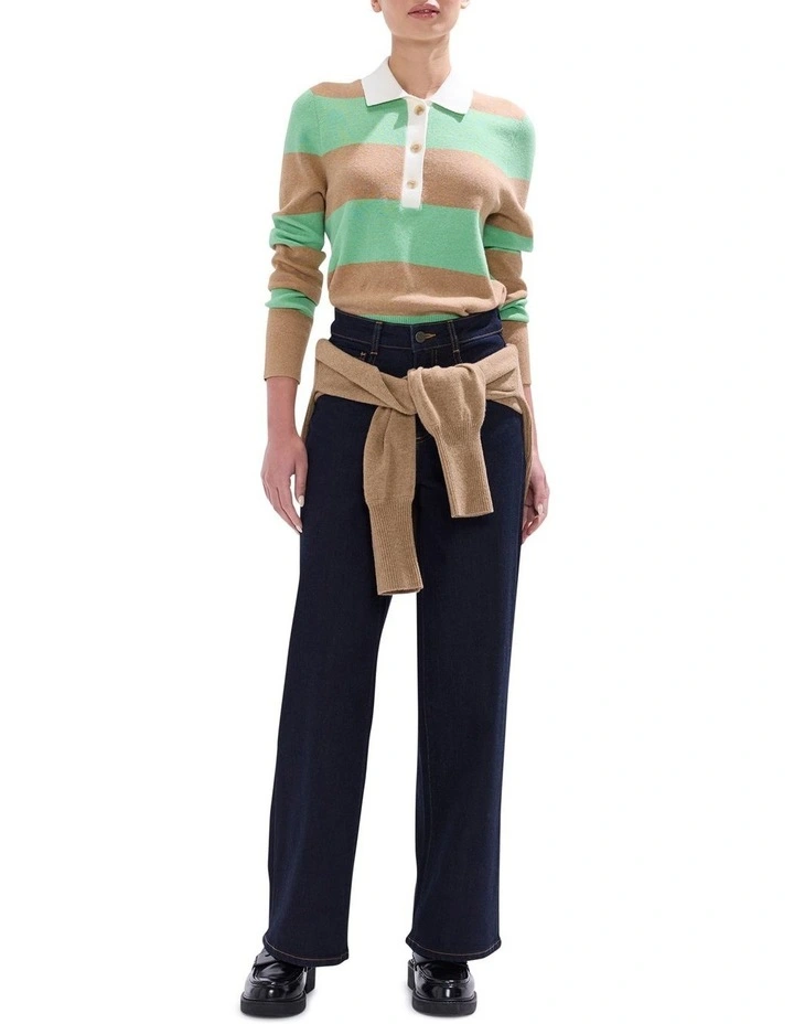 Maya Wide Leg Jean in Austin Blue image 1