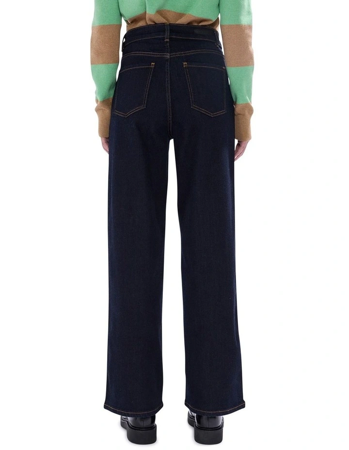 Maya Wide Leg Jean in Austin Blue image 4