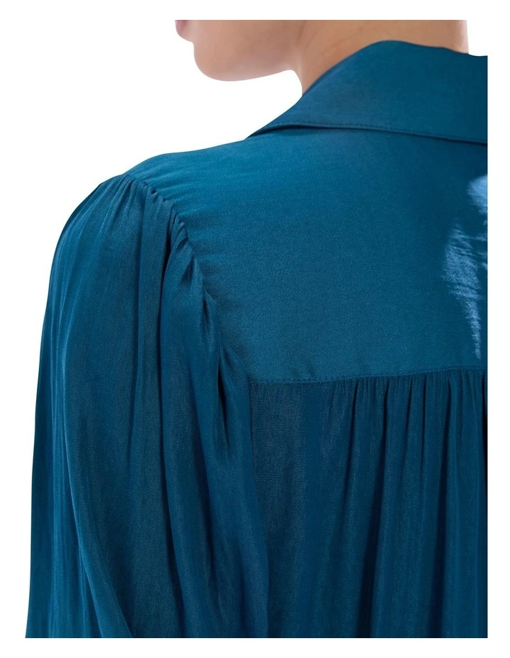 Karu Shirt in Teal image 4