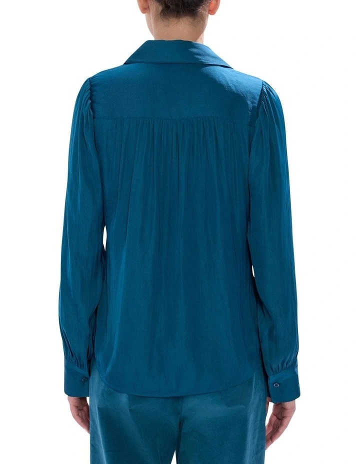 Karu Shirt in Teal image 5