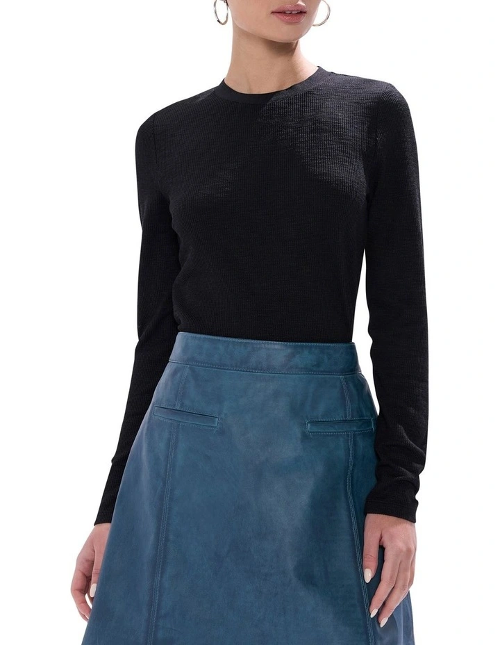 Let's Groove Top in Black image 1