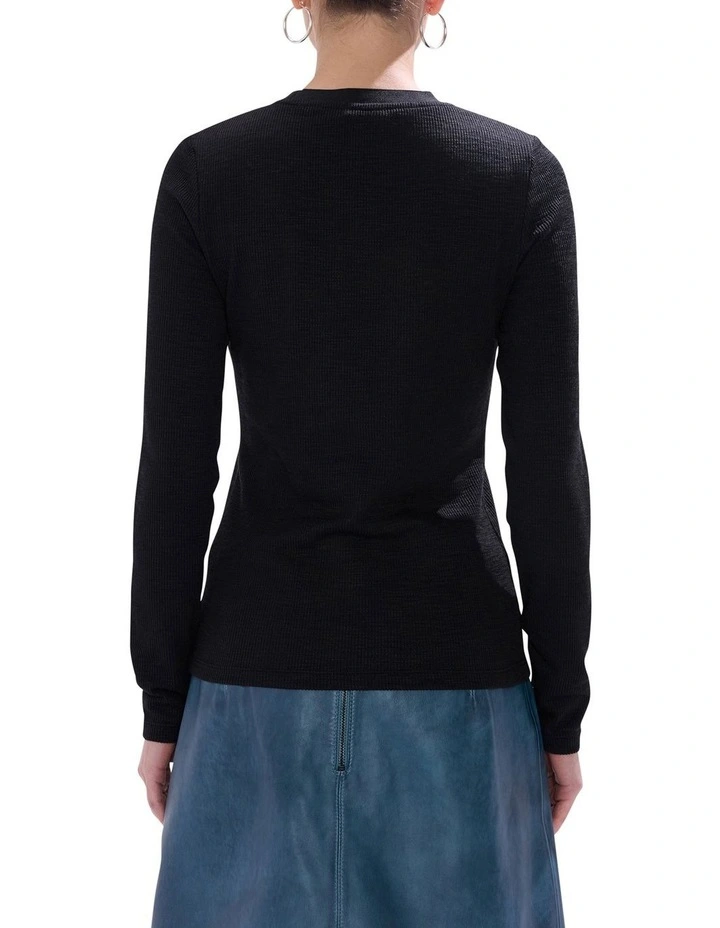 Let's Groove Top in Black image 4