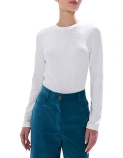 Let's Groove Top in Ivory