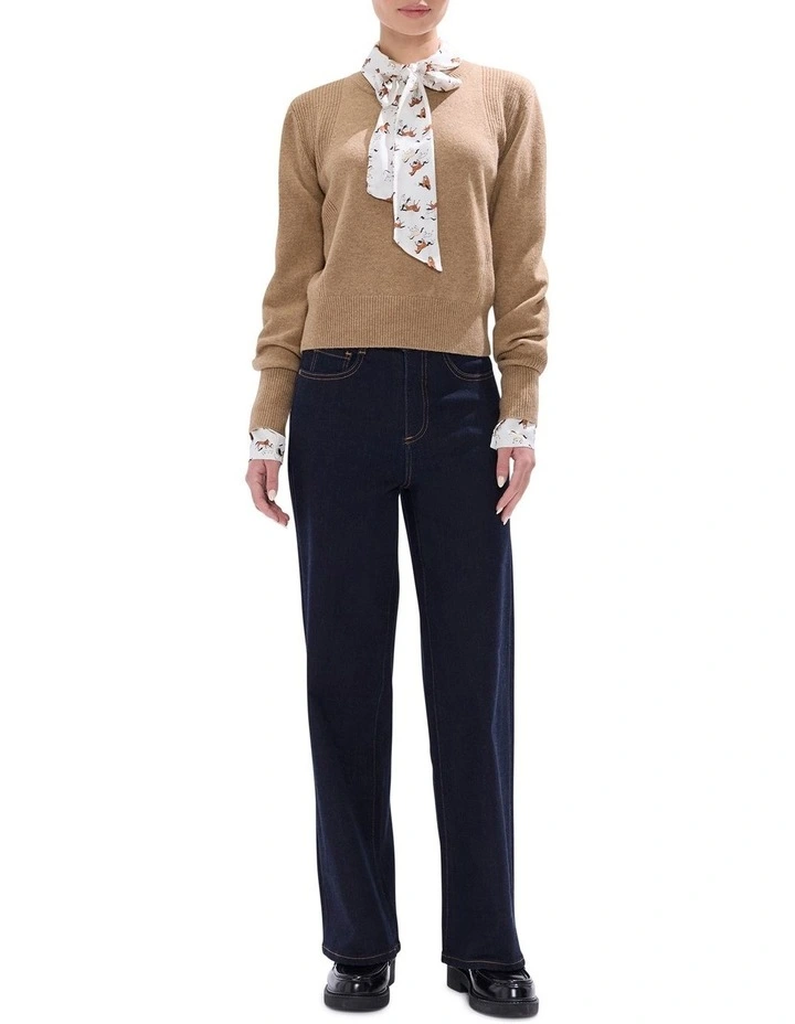 Morissette Merino Knit in Camel image 2