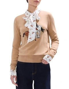 Foal-mates Csc Knit Jumper in Camel