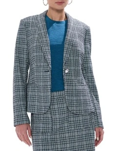 Tweed Ur Luv Blazer in Green Multi