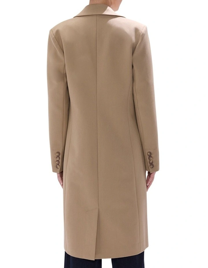 Rei Longline Coat in Camel image 5