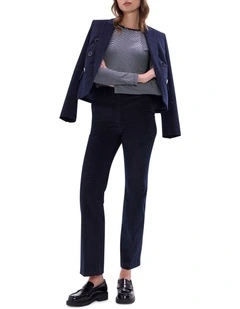 Simba Velvet Pant in Indigo