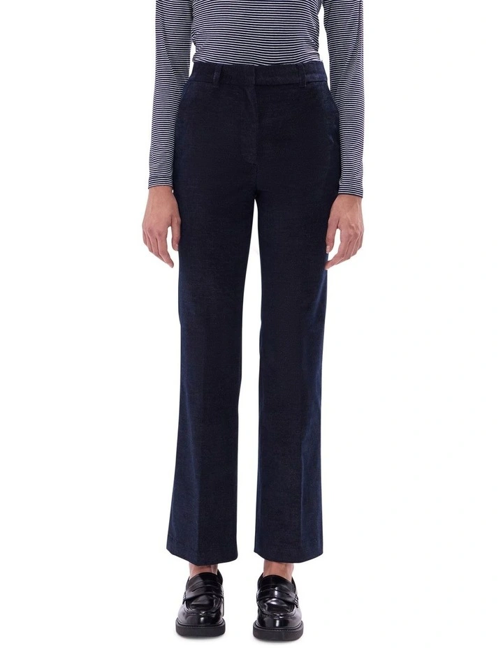 Simba Velvet Pant in Indigo image 2