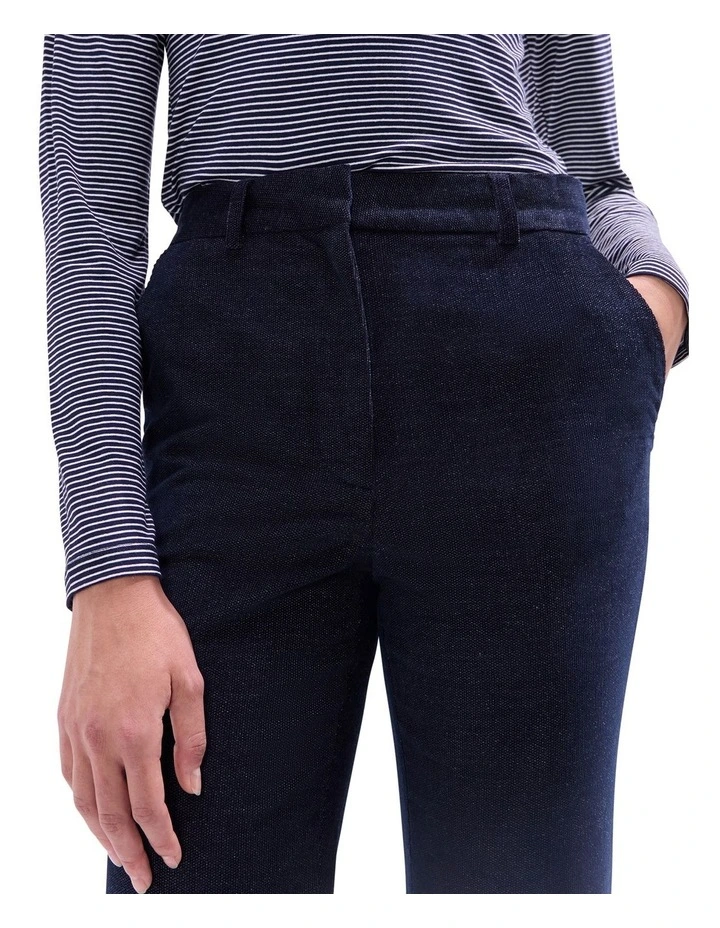 Simba Velvet Pant in Indigo image 3