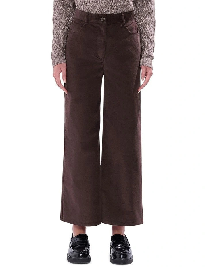 Cali Wide Leg Pant in Espresso image 2