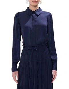 Karu Shirt in Moonlit Navy