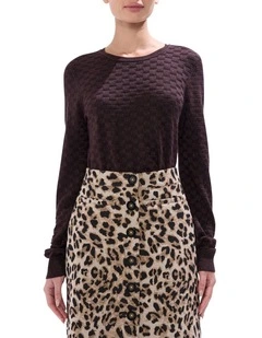 Siren Shimmer Knit in Espresso