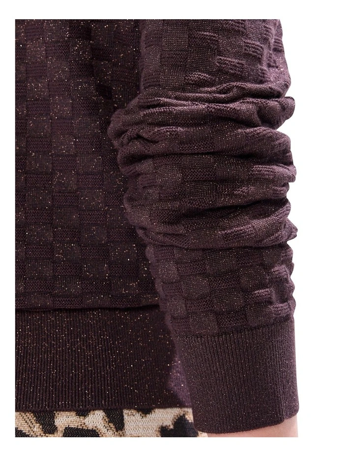 Siren Shimmer Knit in Espresso image 3