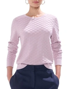 Siren Shimmer Knit in Pink Orchid