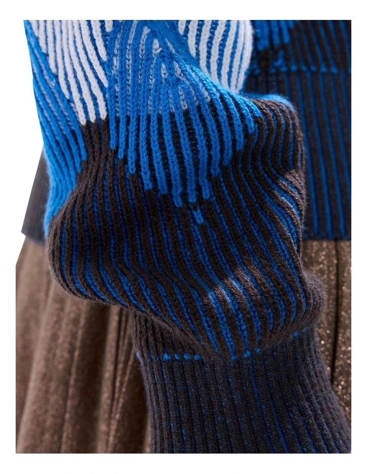Here I Am Knit Jumper in Camel Multi image 3