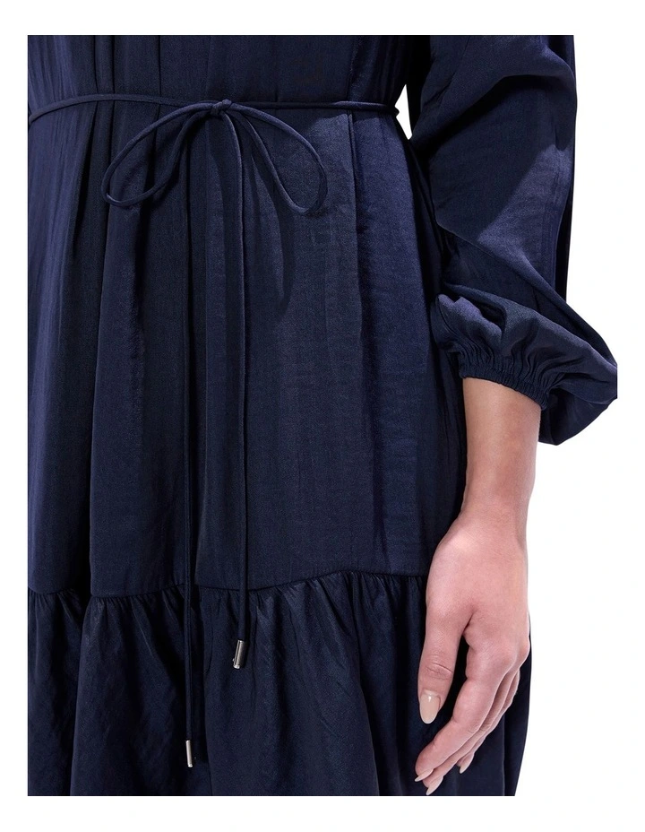 Karu Mini Dress in Moonlit Navy image 3