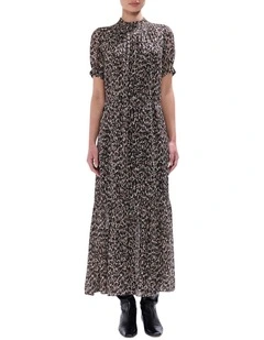 Wild About You Dress in Brown Multi