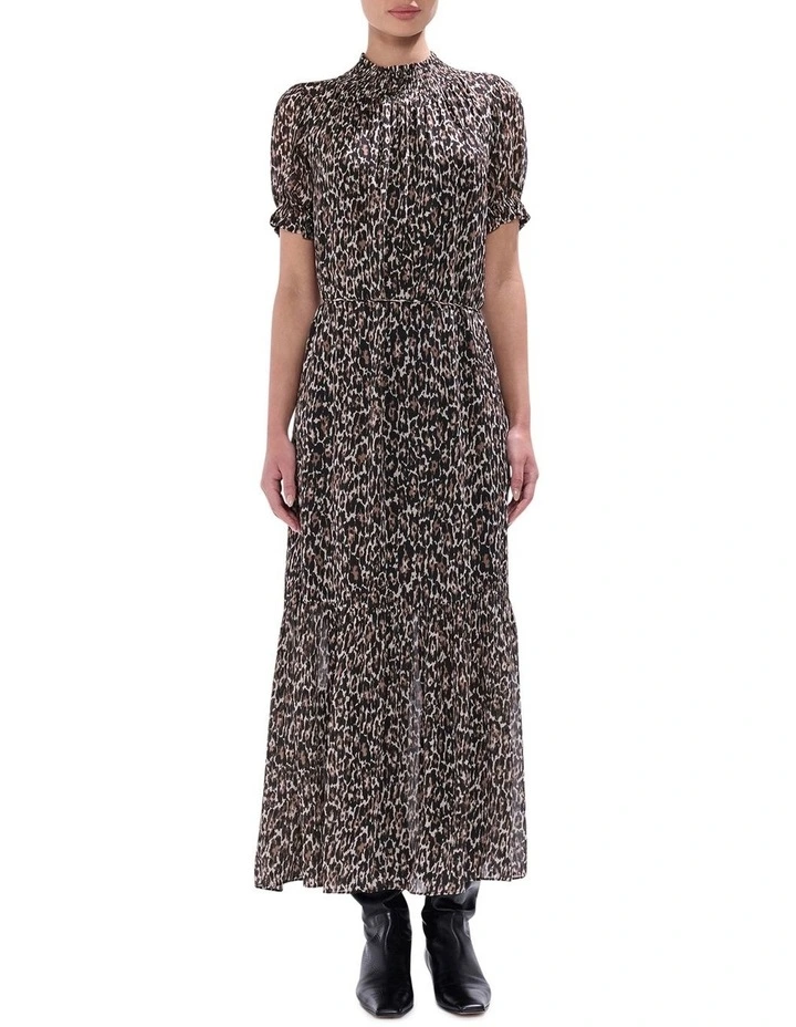 Wild About You Dress in Brown Multi image 1