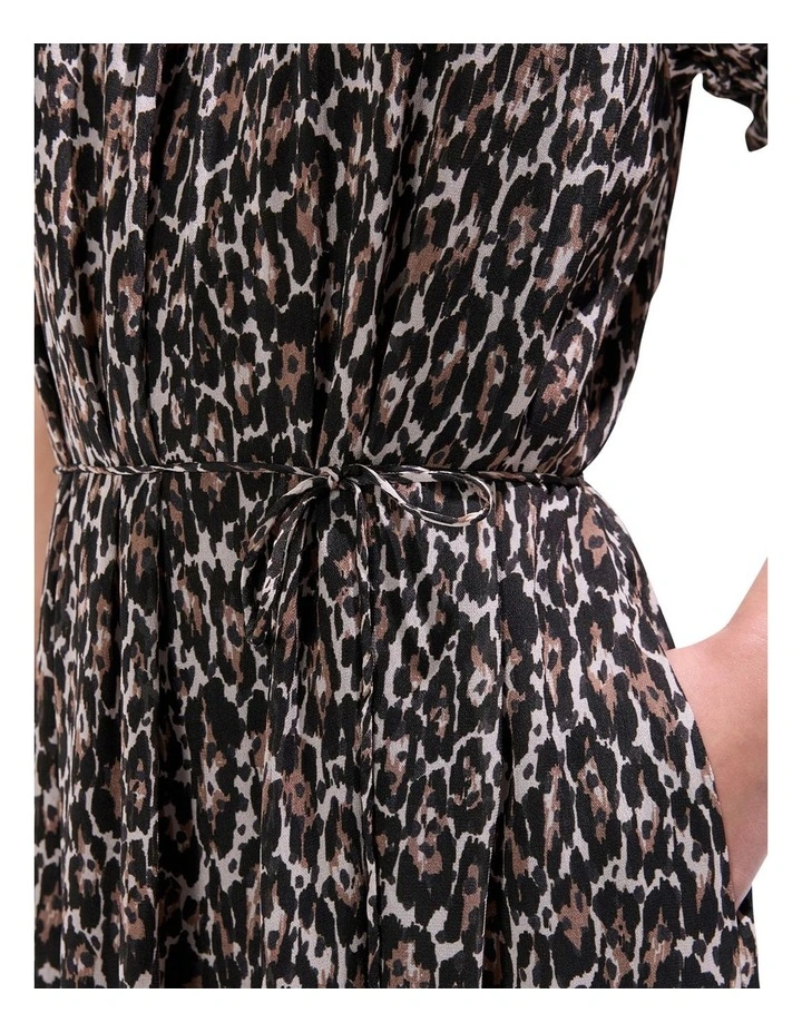 Wild About You Dress in Brown Multi image 4
