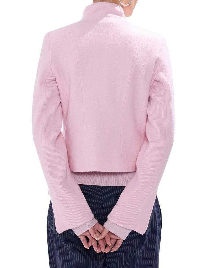 Lani Felted Wool Jacket in Pink Orchid image 5