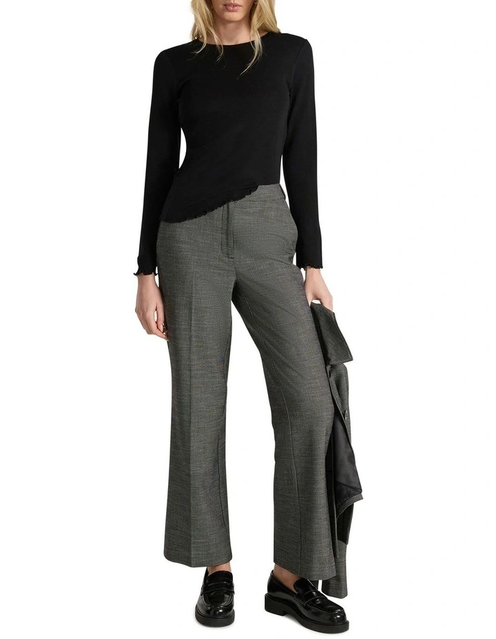 Ginny Babywool Top in Black image 2